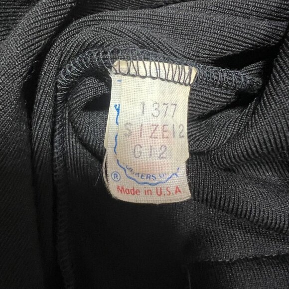 Vintage Choice by Butte Velvet Velour Button Up Jacket  Women’s Size 12 Black - Picture 9 of 12